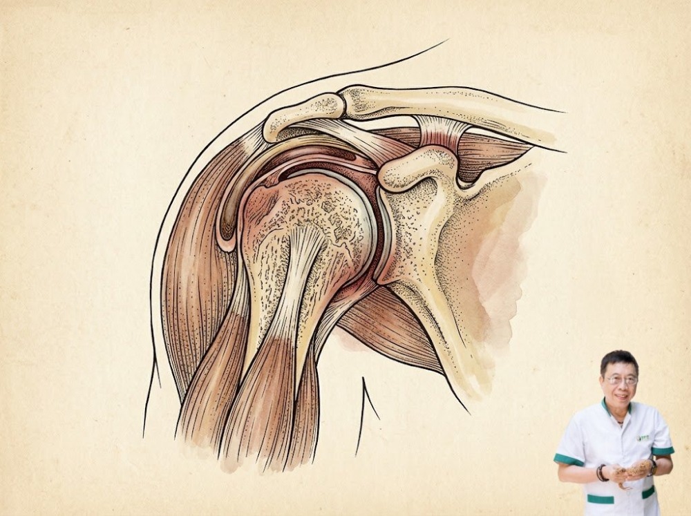Đau khớp vai về đêm Đau khớp vai về đêm