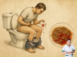Đi ngoài ra máu tươi phân lỏng báo động tỳ vị tổn thương