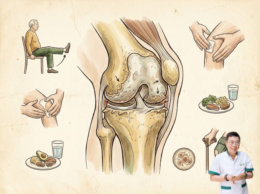 Điều trị thoái hóa khớp gối ở người cao tuổi