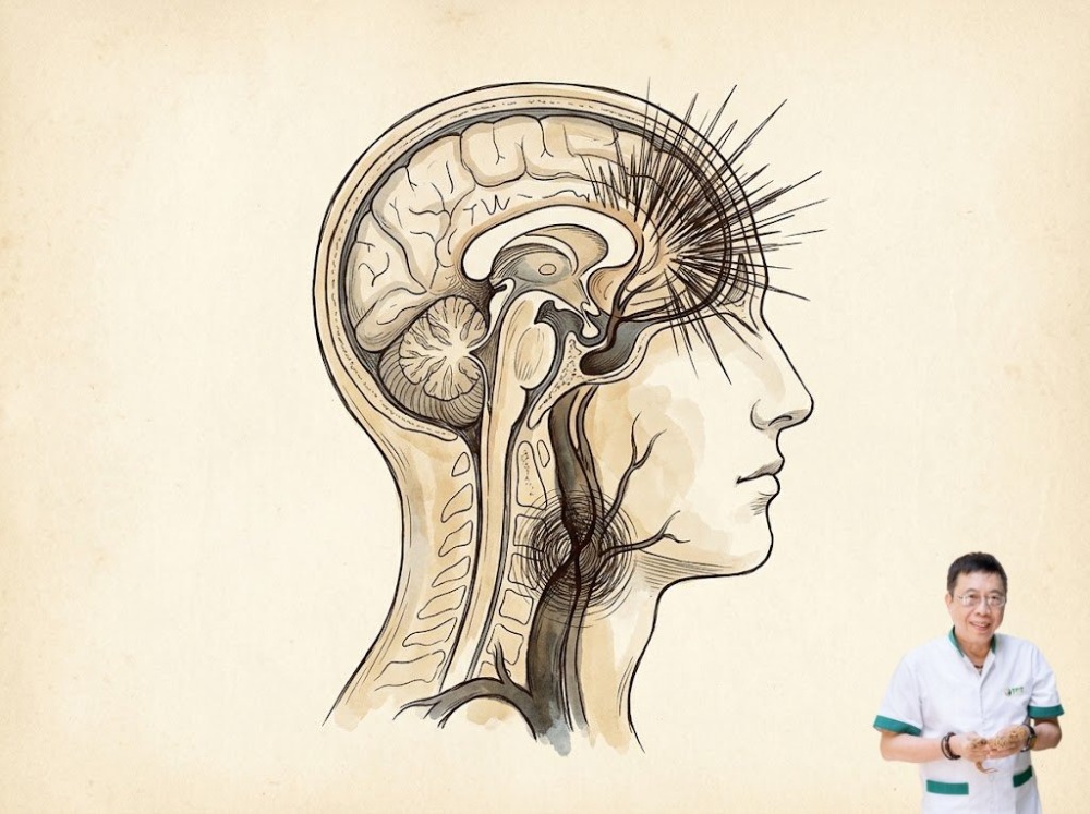 Khó ngủ đau đầu nguy cơ đột quỵ Khó ngủ đau đầu nguy cơ đột quỵ
