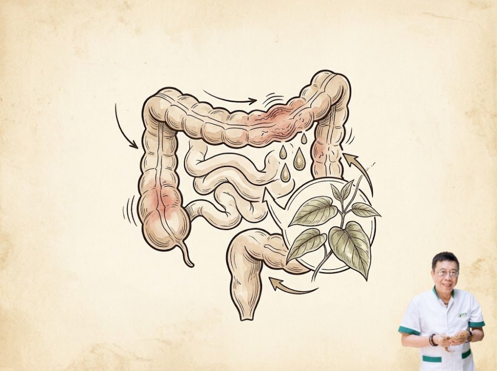 Lá mơ chữa hội chứng ruột kích thích