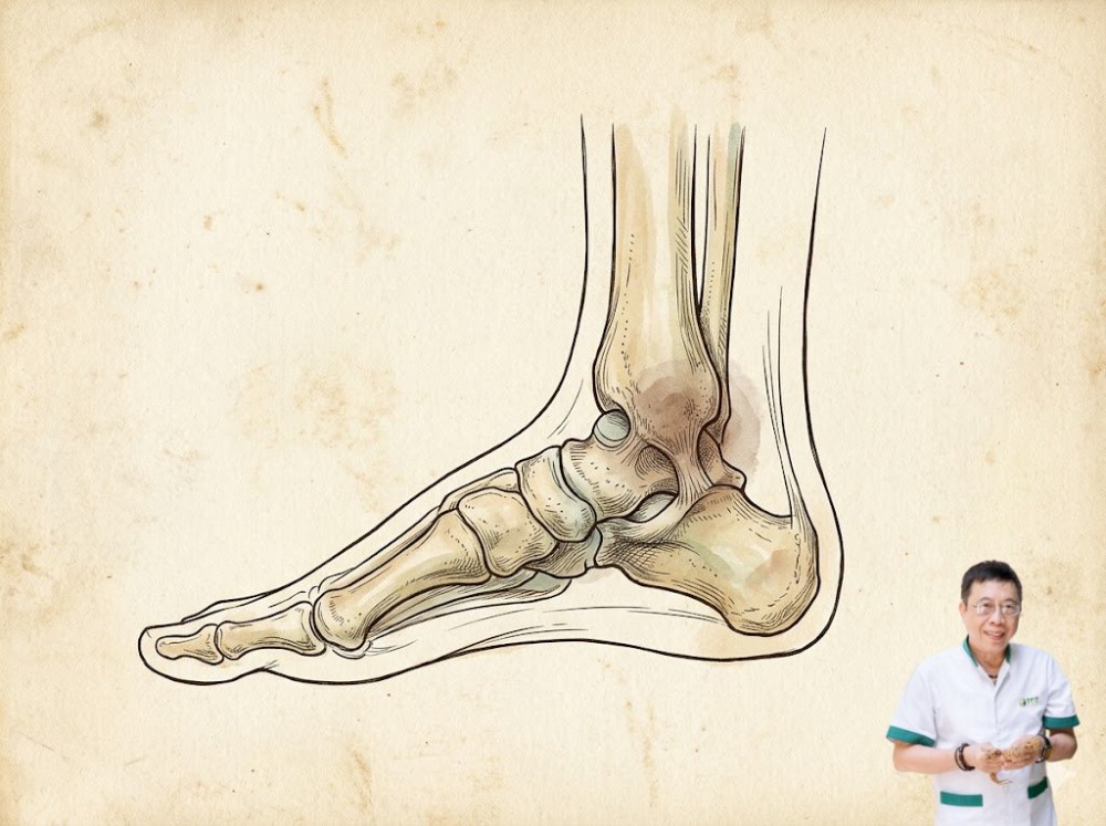 Mắt cá chân bị đau không sưng