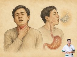 Nguyên nhân nghẹn ở cổ kèm ợ hơi, hệ lụy và hướng cải thiện