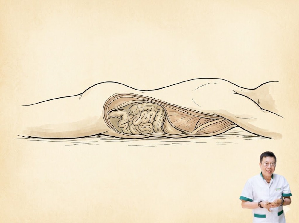 Tư thế nằm sấp ảnh hưởng đến ruột