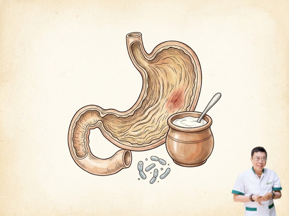 Viêm dạ dày tá tràng nên ăn sữa chua không